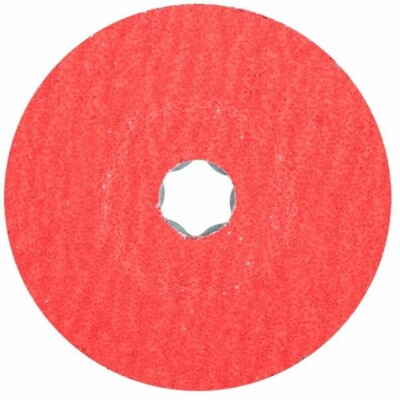 PFERD COMBICLICK Fiber Disc 7'' Dia. Ceramic Ox. CO-COOL 50 Grit (25pk) 40248