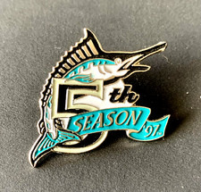 5TH SEASON APRIL 16, 1997 FLORIDA MARLINS PIN GIVEAWAY SUNSHINE NETWORK