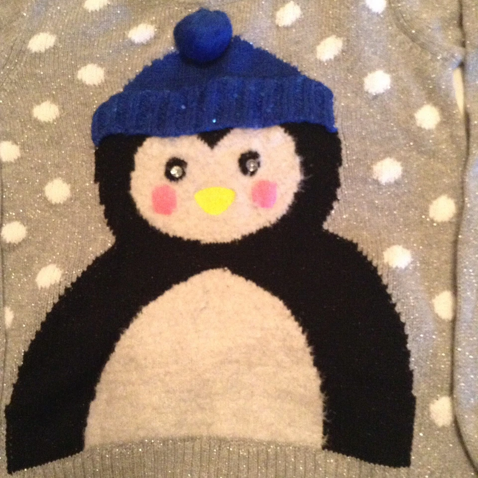 Conjunto Pantalones Justicia Navidad Talla 8 Suéter Pantalones Sudadera Conjunto 2 Piezas Plata Foto 4 de 4