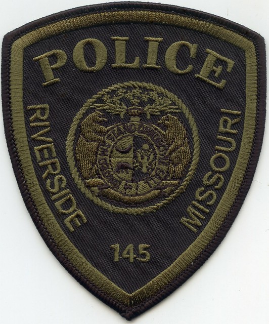 RIVERSIDE MISSOURI MO subdued POLICE PATCH eBay