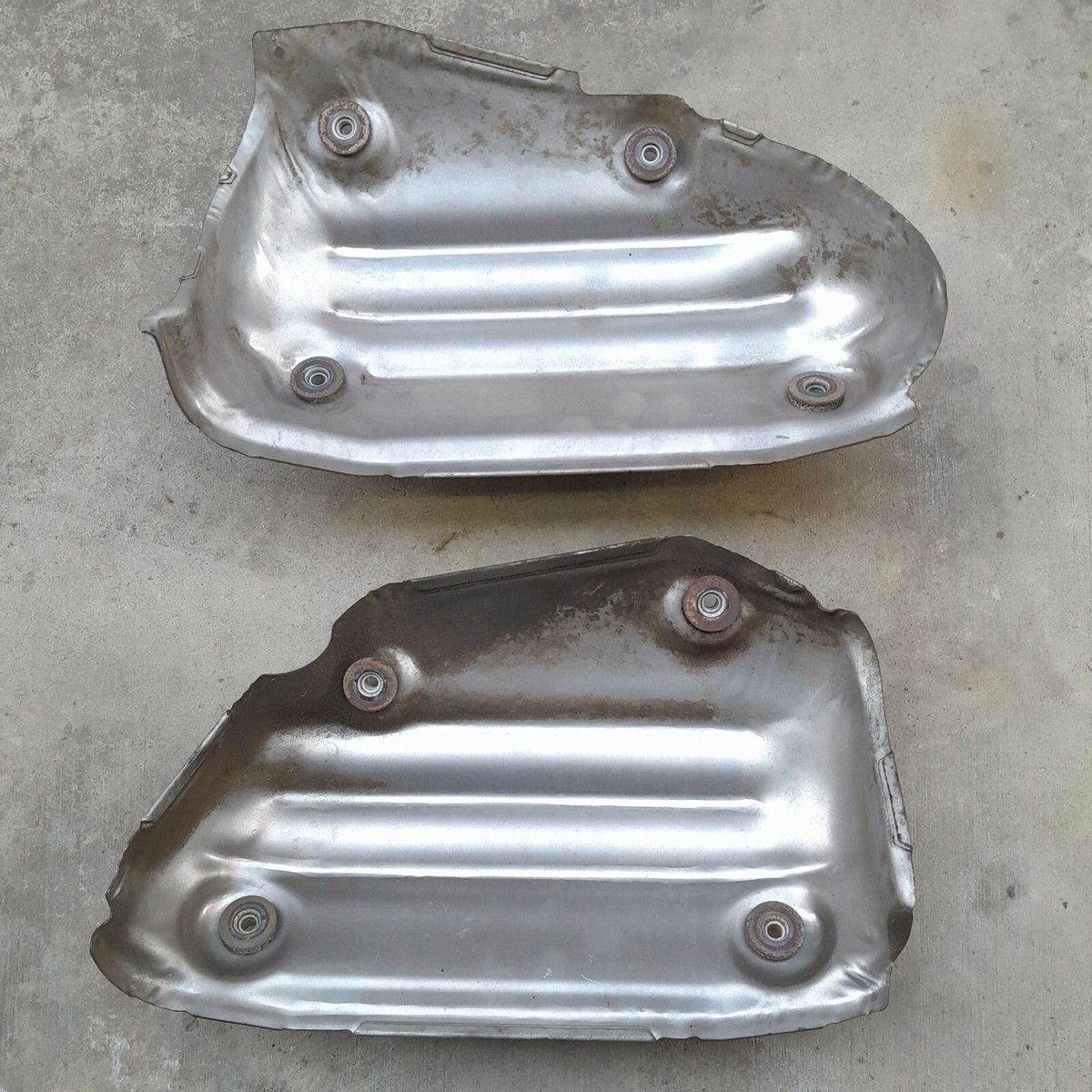 OEM Exhaust Manifold Header Heat Shields Left Right VQ35DE 03-06