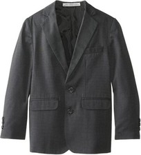 New with Tags Perry Ellis Big Boy's Two-Button Nail-Head Suit Jacket Blazer 14