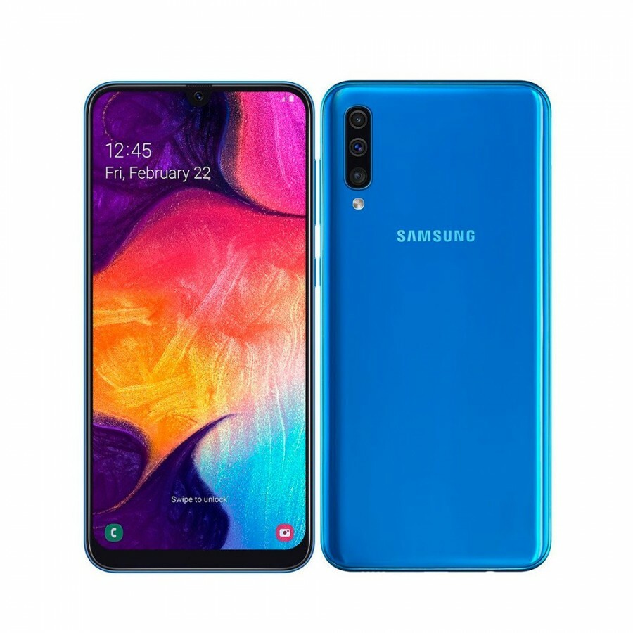 Samsung Galaxy A70 SM-A705 128GB Blue Factory Unlocked Smartphone