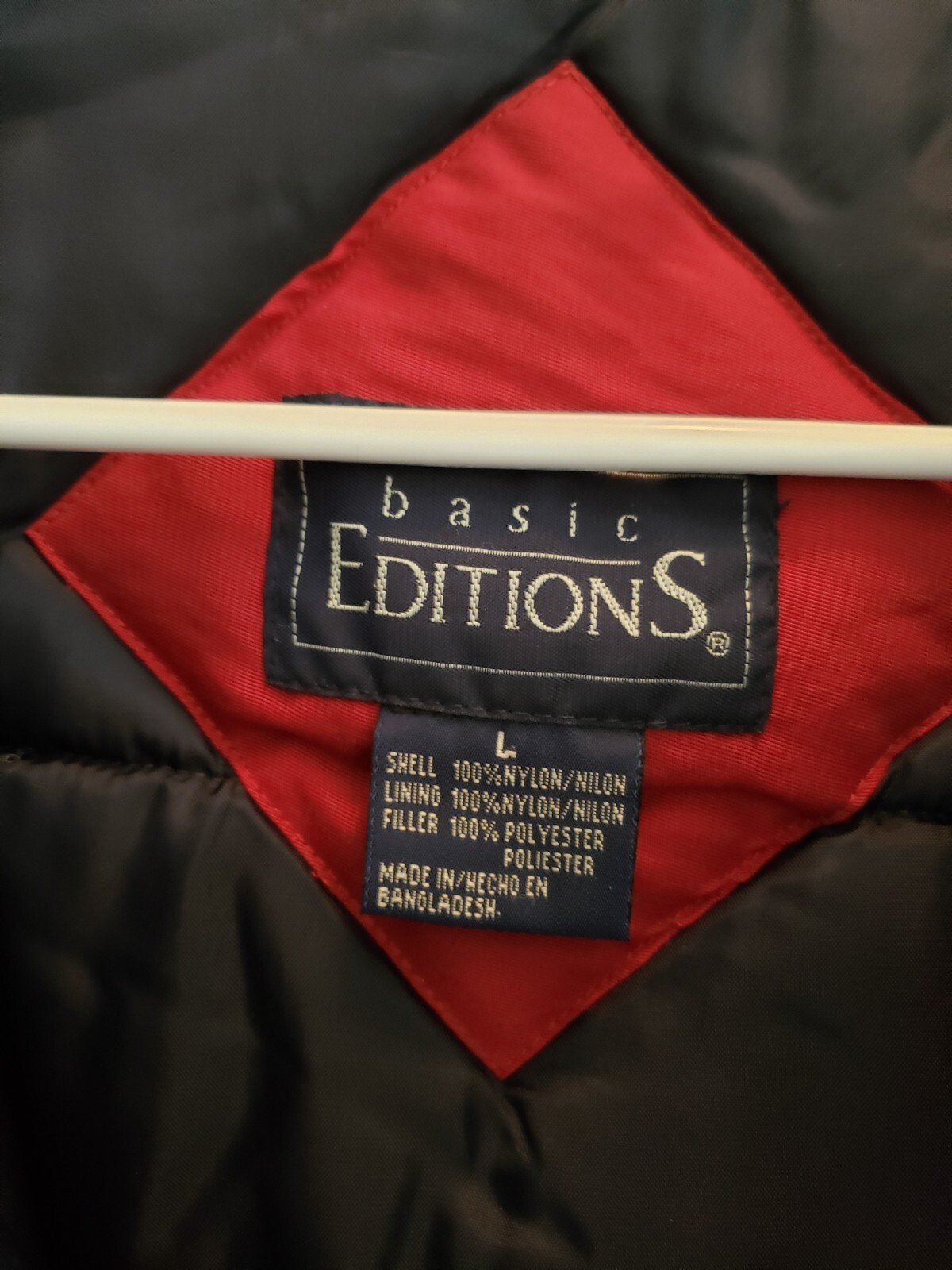 Basic Editions Mens  Jacket Size large - image 2