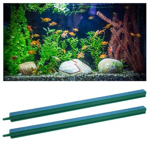 2 Air Stones Bubble Wall Diffuser Aquarium Fish Tank Air Bar