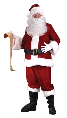 Men's Velvet Santa Costume - Fun World