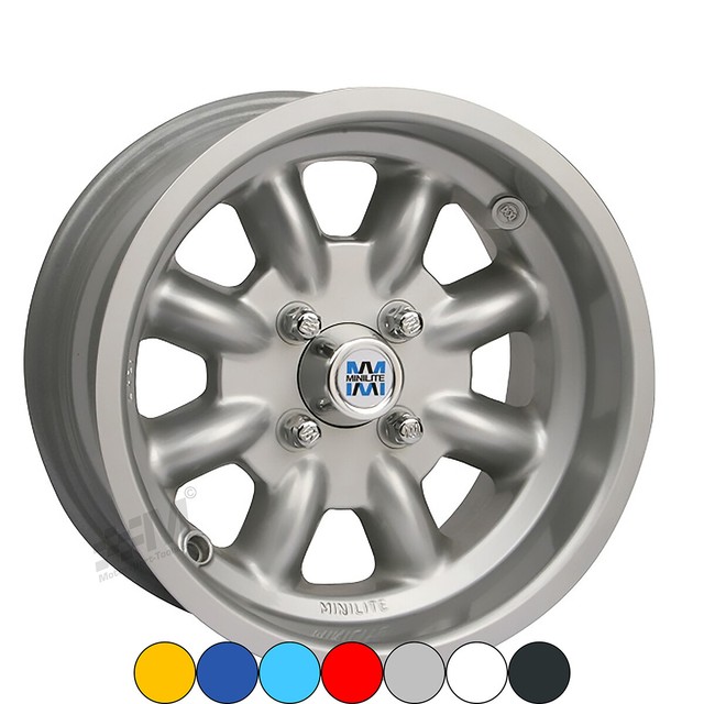 4x Genuine Minilite Mag Style Alloy Wheels 13 X 7j Gold for sale online