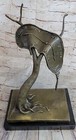 Picaso Dali GIA Abstract Watch Home Decor Bronze Sculpture Marble Base Figurine
