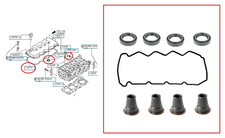 Pour Nissan Xtrail T30 2.2TD YD22 Moteur Cache Culbuteur & Joint Injecteur Set