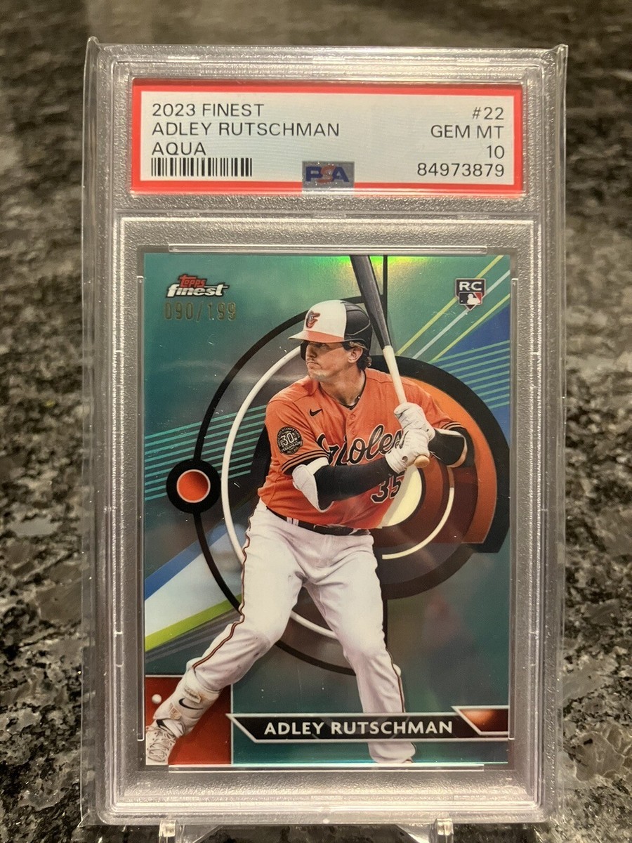 2023 Topps Finest Aqua #22 Adley Rutschman RC /199 PSA 10 | eBay