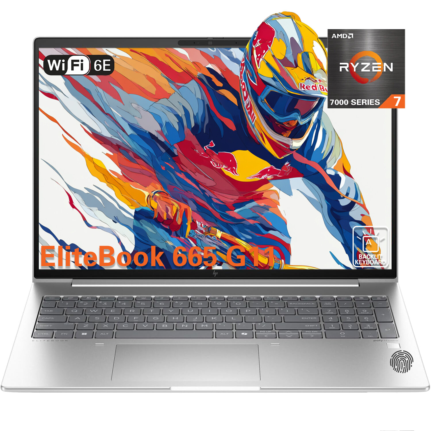 2025 HP ProBook 465 G11 Laptop IPS 7-7735U,Up To 64GB 4TB SSD,Backlit KB WiFi 6E