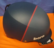 Bern Baker Helmet EPS Matte Denim Hatstyle Size Medium W/Crankfit