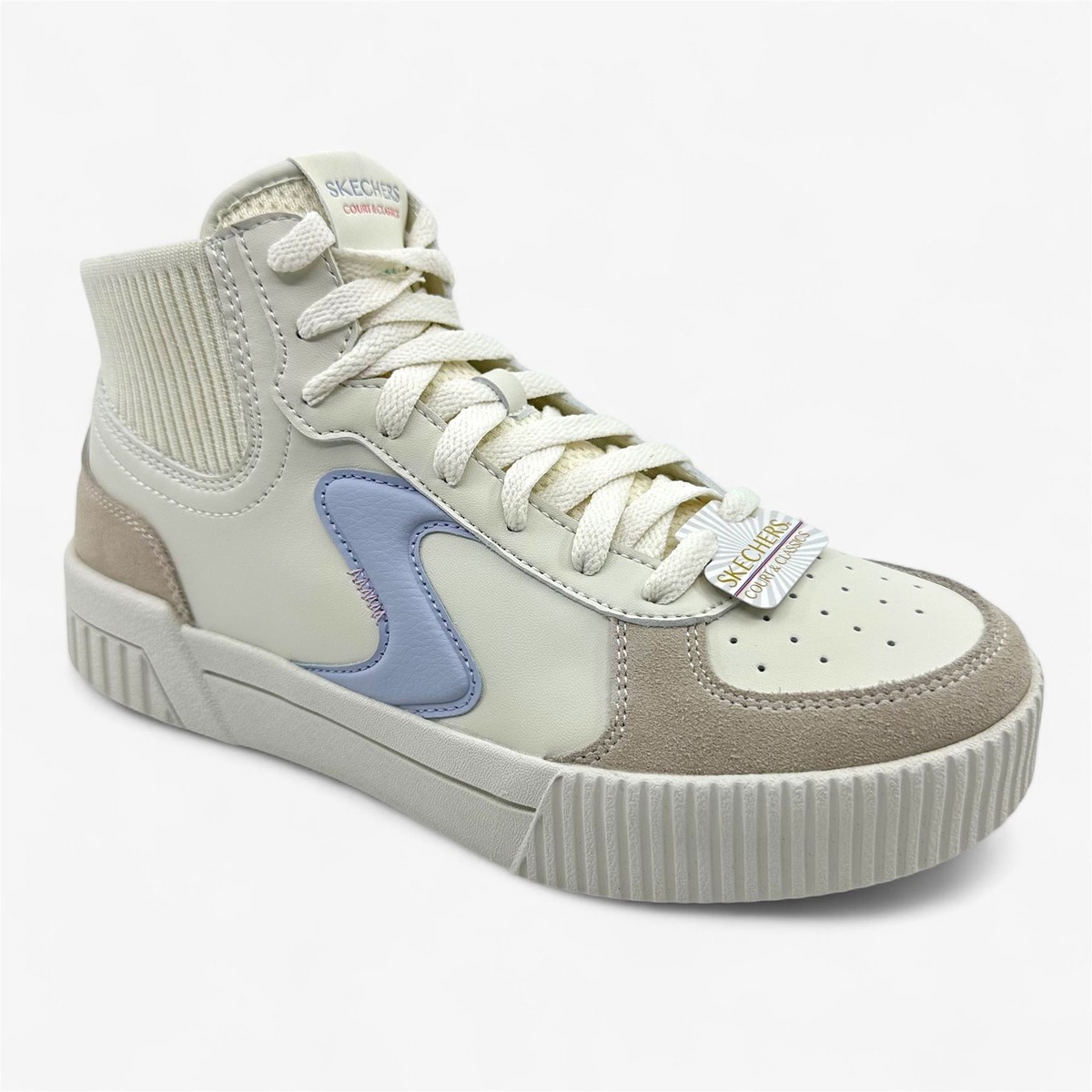 Skechers Jade Cruise Thru Natural Multicolor Womens Court Classics Sneaker