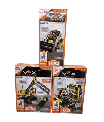 Hex Bug Vex Robotics - Excavator, Steam Roller, Scissor Lift & Skid Steer NEW