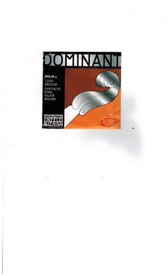 Corde Violon Dominant Cordes Violon Thomastik Dominant 1/2 - Noyau Nylon - Mi Acier Aluminium - Fabriqué Autriche Cordes Mi Acier Aluminium