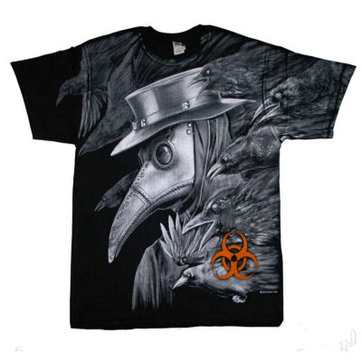 T-Shirt Plaque Doctor Pestarzt Mittelalter Dr. Schnabel Rabe Krähe M L XL XXL