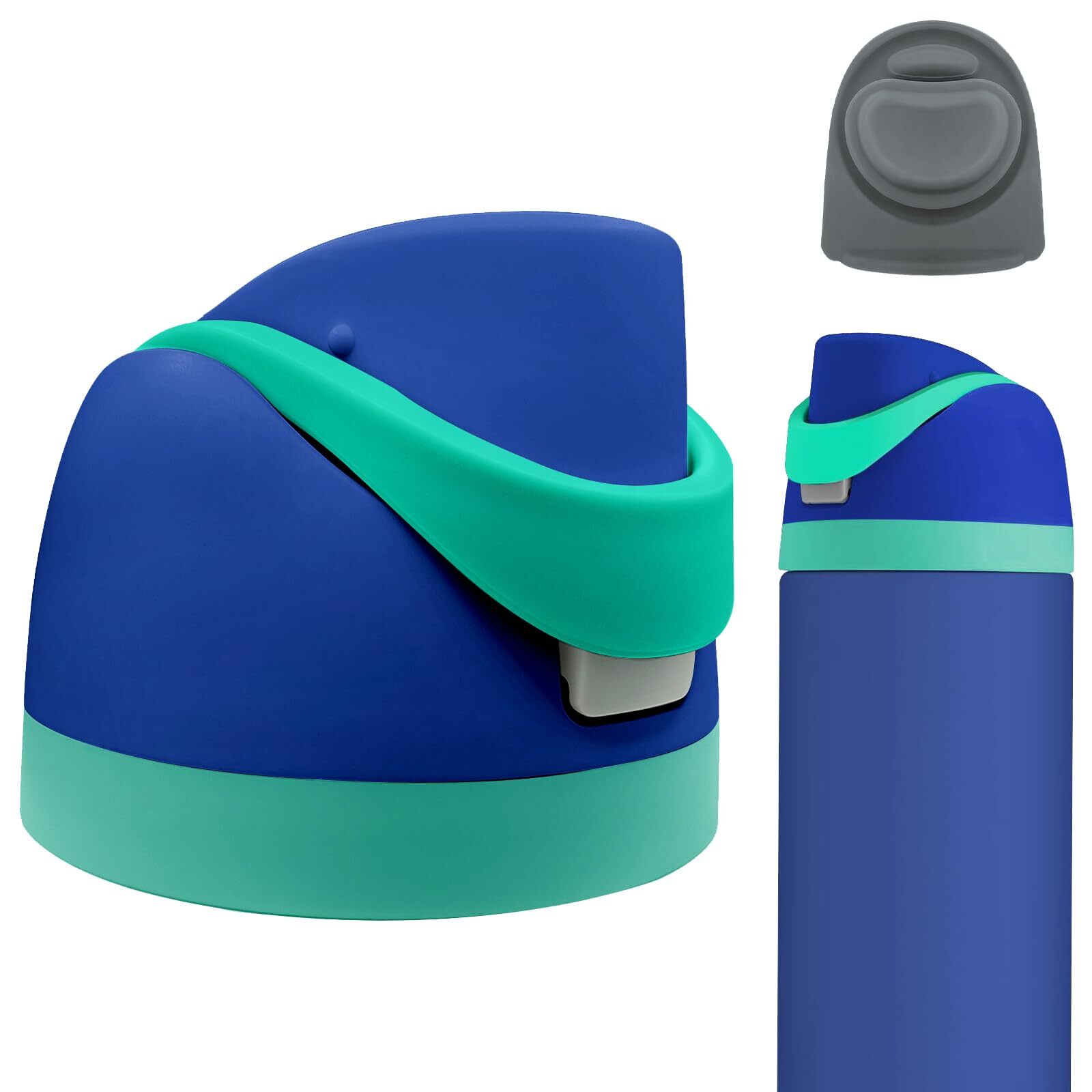 Replacement Lid for Owala Freesip Water Bottle Top Cap Protective Push-To-Ope...