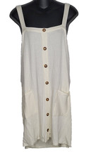 Reformation Kenny Ivory White Ribbed Knit Mini Stretch Bodycon Dress XL NEW