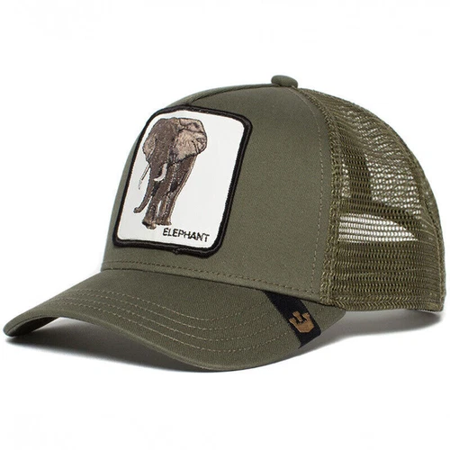 Gorra de béisbol de malla de camionero con estampado de animales estilo hip hop para hombre EN STOCK - Imagen 78 de 123