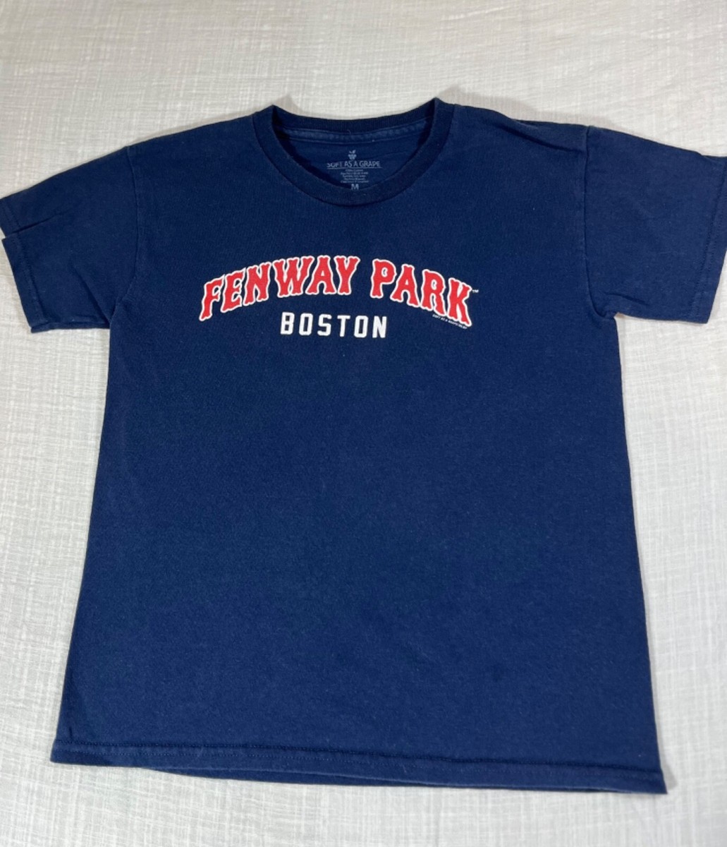 Navy Blue Fenway T Shirt Fenway Park Unisex Youth Size 10/12 T