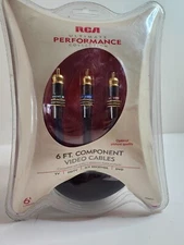 RCA Ultimate Performance Component Video cables (PD6DC) 6ft - NIB