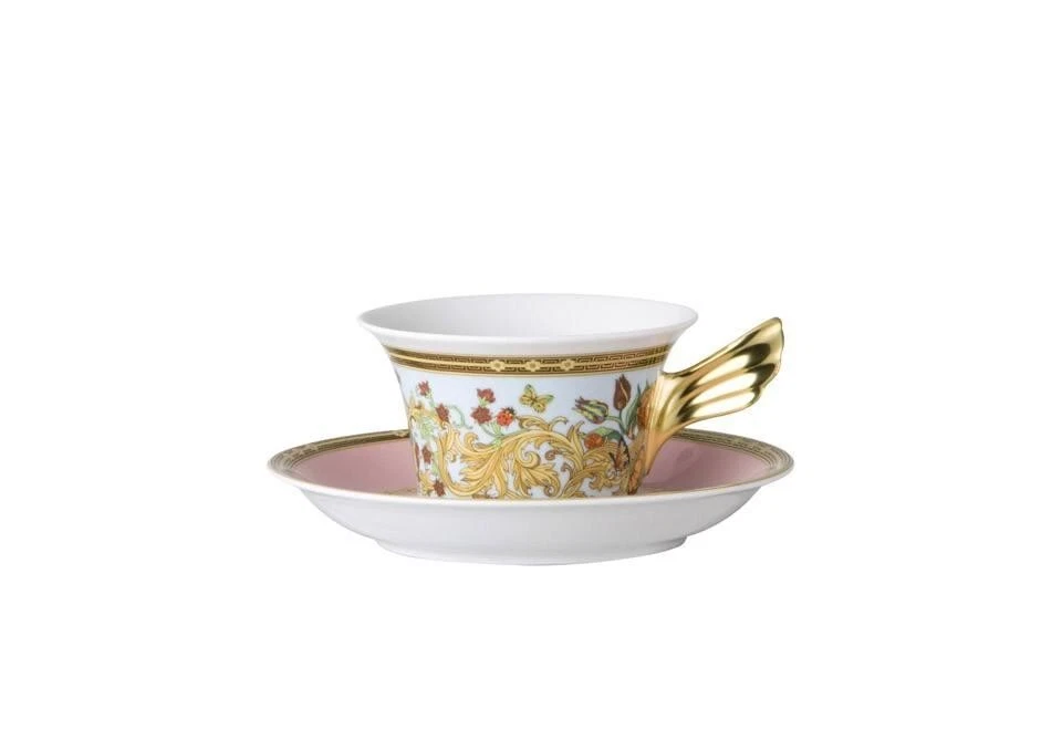 Versace Butterfly Garden Tea Cup & Saucer - Thumbnail 2