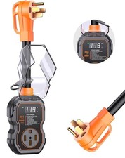 RV Surge Protectors 50 Amp, 15000 Joules RV Circuit Analyzer, IP68 Surge Voltage