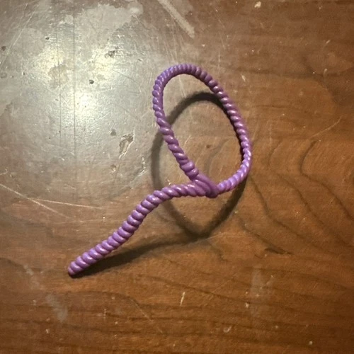 Vintage TMNT 1992 Crazy Cowboy Donatello Don Purple Lasso Part Accessory Toy