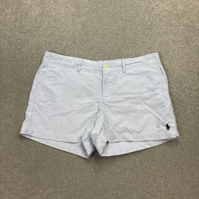 Short Ralph Lauren pour femme taille 32 bleu poney toile classique rétro... - Photo 1/4