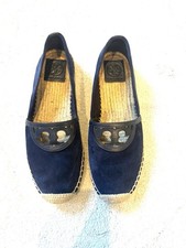 Tory Burch Navy Suede Espadrilles – UK 6