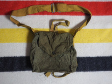 Borsa a tracolla vintage anni 70 80 Unione Sovietica oliva bambino maschera antigas borsa militare
