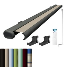 Markise elektrische Gelenkarm Voll Kassetten Markise Gehäuse Anthrazit