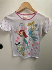 Rare Vintage DISNEY  S The Little Mermaid 1989 All Over Print T Shirt 80s 90s Sz4