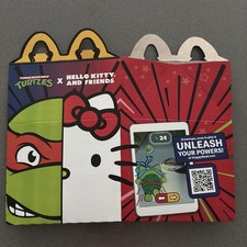 2025 Mcdonald's Hello Kitty x Teenage Mutant Ninja Turtles Happy Meal BOX ONLY