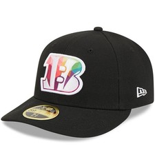 New Era 59FIFTY Cincinnati Bengals CC Low Profile Mens Fitted Hat Cap Size 7 5/8