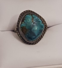 Vintage Silver and Turquoise Ring