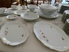 Extensive Vintage Bavaria Fine China Set – Pink Floral & Gold Trim (Moving Sale) — photo 8