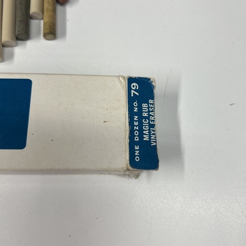 Vtg Box of 11 Faber-Castell 7" Electric Machine Erasers Mixed Box - Picture 2 of 4