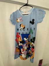 Disney Girls' Characters Puff Sleeve Nightgown Size 15