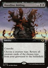 Mint/Near-Mint, English - 1 x MTG Bloodline Bidding - Extended Art Lorwyn Eclips