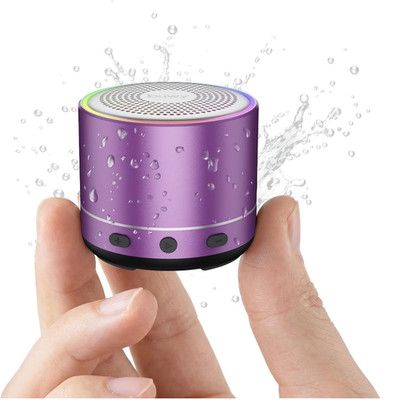 Bluetooth Lautsprecher Mini 83g RGB Lichter HD Sound Starke Bass Tragbarer