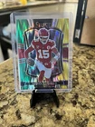 2025 Panini Select - Premier Level Patrick Mahomes II Green & Yellow Shock Prizm