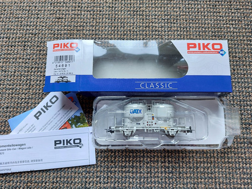 Piko 54691 Zementsilowagen Ucs-v  GATX  Güterwagen Epoche V Analog DC OVP H0 | Zustand: Gebraucht