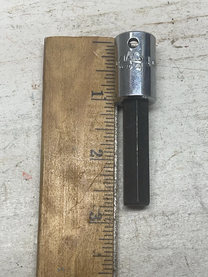 MAC TOOLS 3/8" DRIVE 10MM METRIC HEX ALLEN BIT SOCKET DRIVER  MADE IN USA XD10MM - Image 2 of 4