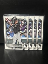 (4) Bowman Draft Paper Billy Carlson 1st #BD-10