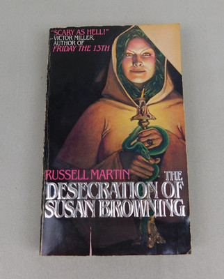 The Desecration of Susan Browning Russ Martin 1981 Vintage Horror Paperback