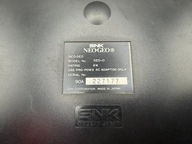 SNK Neo Geo AES Console System Controller PSU AV Cable Tested UK Seller