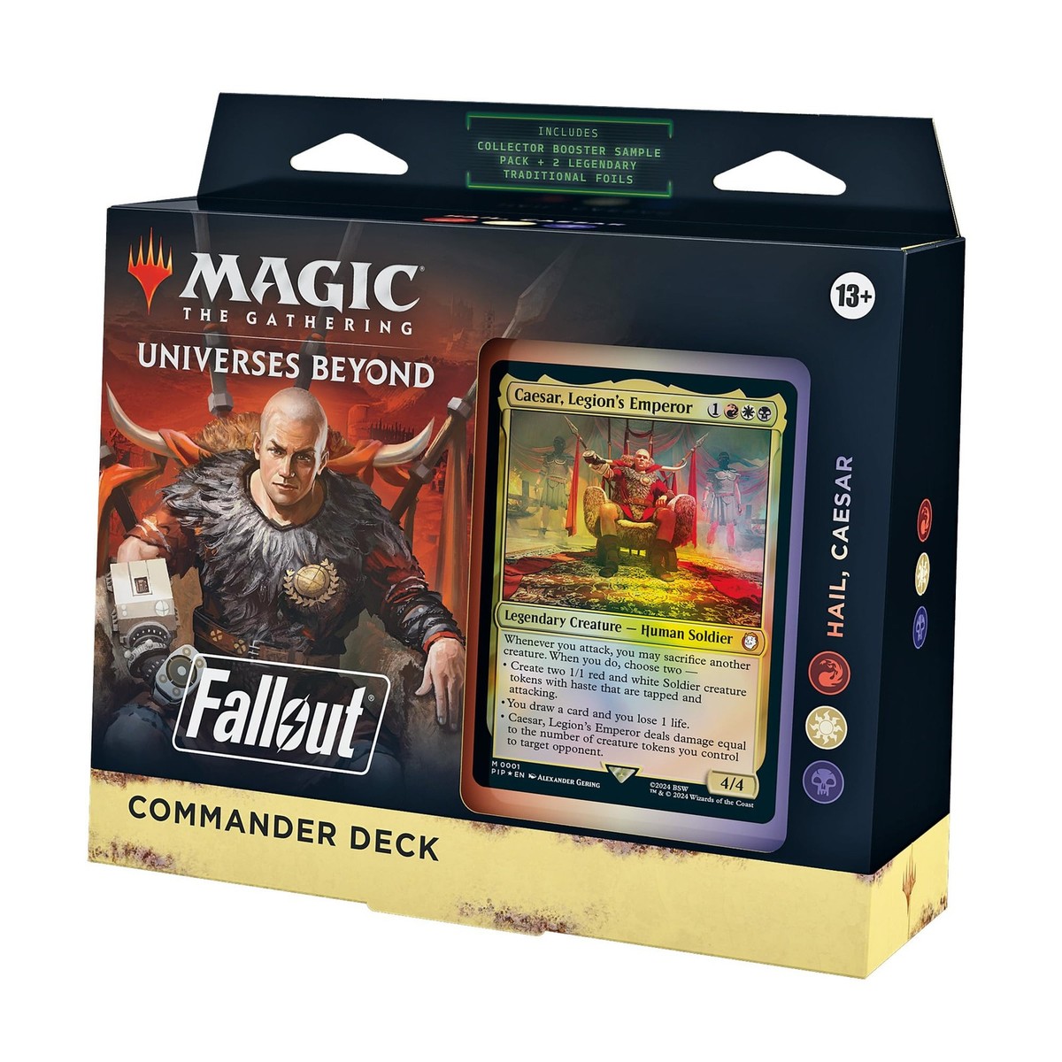 Magic: The Gathering Fallout Commander Deck - Hail, Caesar (100-Card Deck,  2-Car