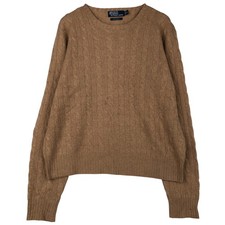 Vintage Ralph Lauren POLO by Ralph Lauren cable knit cashmere sweater size M...