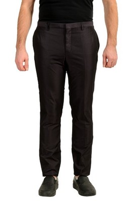 Lanvin Men's Multi-Color Geometric Print Flat Front Dress Pants US 30 IT 46